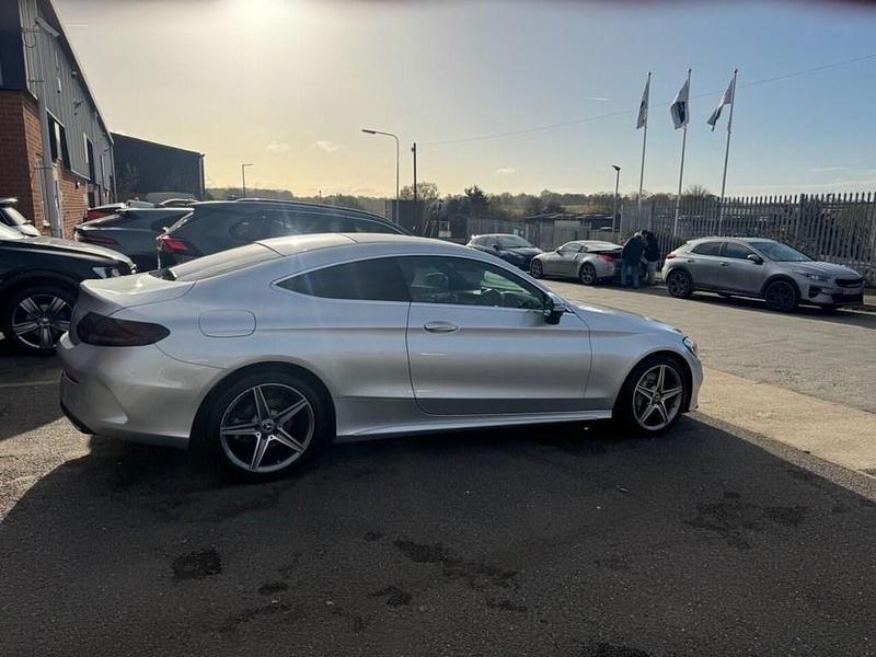 Used Mercedes C300 AMG line 245 HP (180 kW) 2017 Silver Coupe