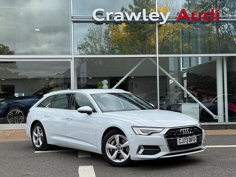 White Used 2024 Audi A6 Sport Estate | £31,250 (A bit pricey) - Image 1/4