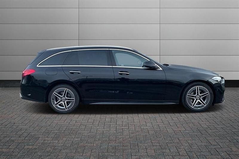 Used Mercedes C300e AMG Line Premium Plus 313 HP (230 kW) 2023 Obsidian black Estate