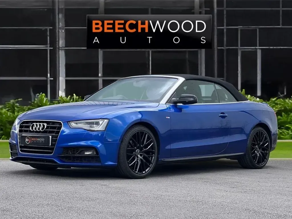 Used Audi A5 Cabriolet S-Line 2016 Blue Cabriolet