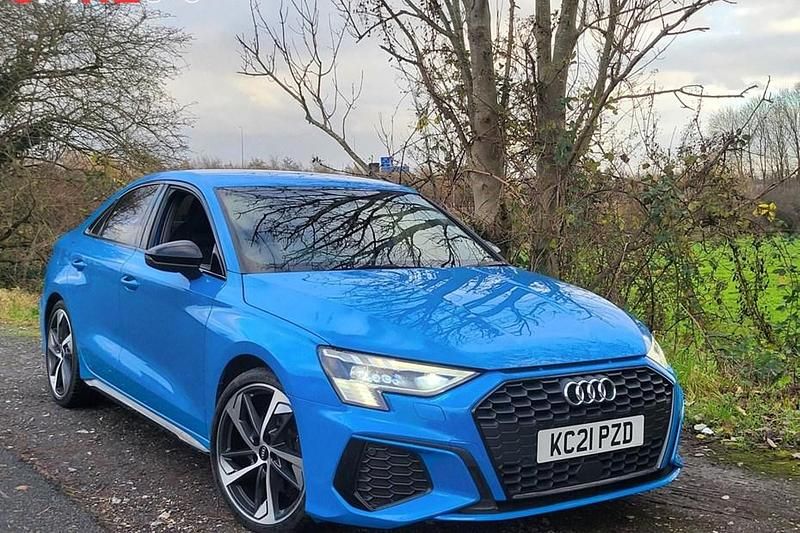 Used Audi A3 Design 150 HP (110 kW) 2021 Blue Sedan