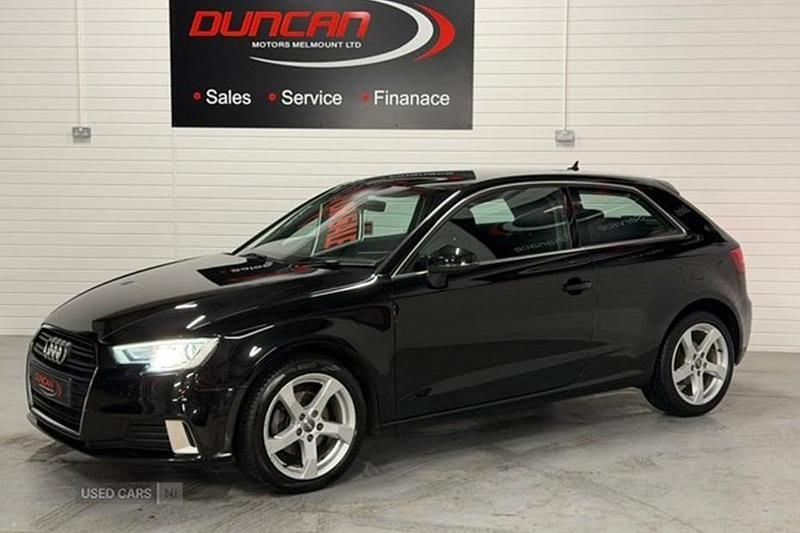 Used Audi A3 Sport 110 HP (80 kW) 2017 Black Hatchback