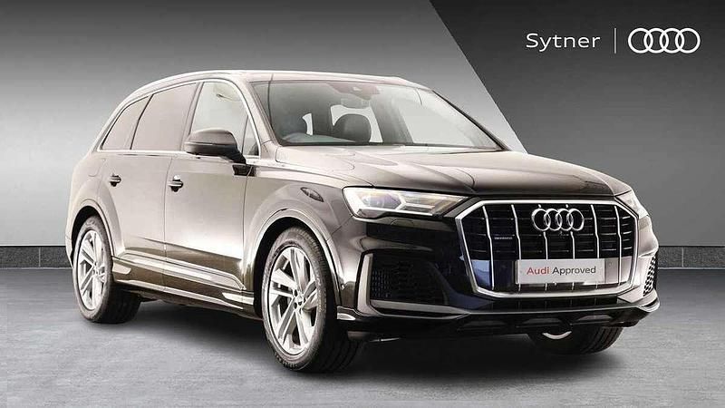 Black Used 2022 Audi Q7 S-Line SUV | £41,000 (Fair price) - Image 1/4