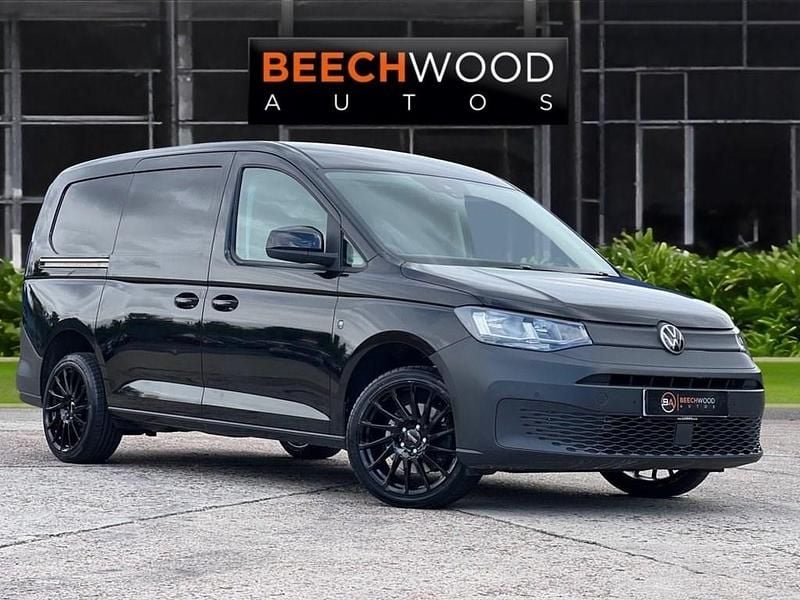 Black Used 2021 VW Caddy Maxi S MPV | £15,300 (Good price) - Image 1/3