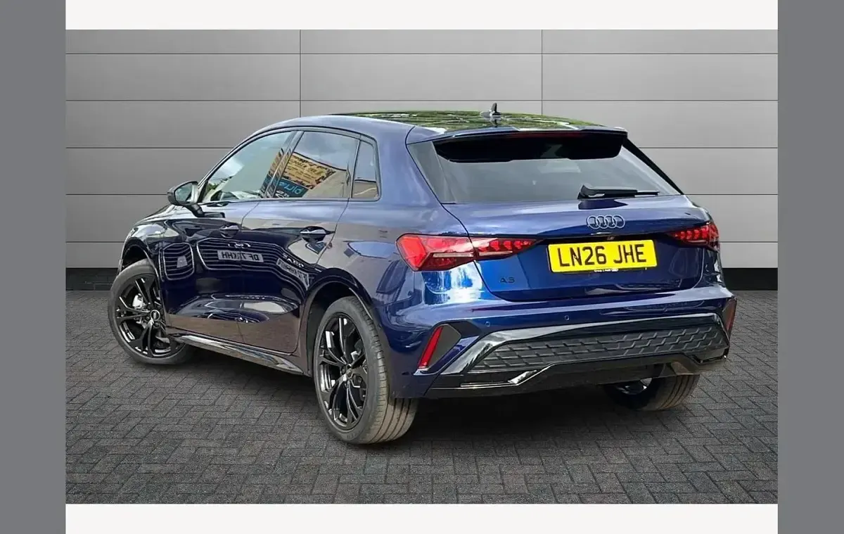 New Audi A3 e-tron Black Edition 204 HP (150 kW) 2026 Navarra blue Hatchback