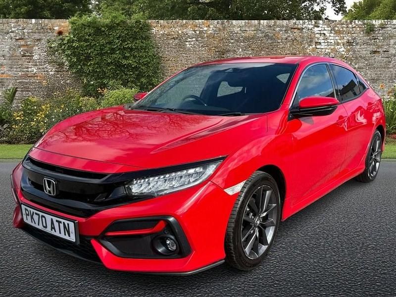 Used Honda Civic SR 126 HP (92 kW) 2020 Red Hatchback