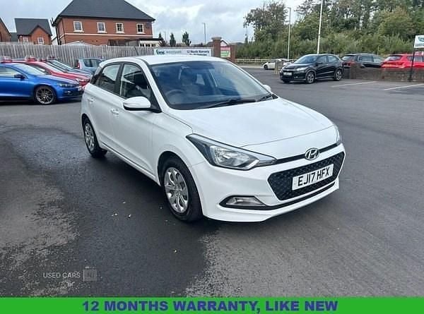 White Used 2017 Hyundai i20 Hatchback | £6,495 (Good price) - Image 1/4