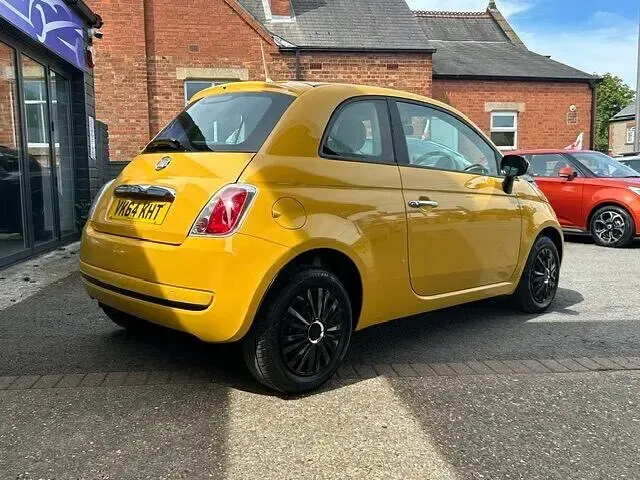 Used Fiat 500 69 HP (50 kW) 2014 Yellow Hatchback