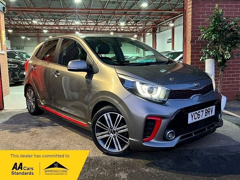 Used Kia Picanto GT-Line S 83 HP (61 kW) 2017 Silver Hatchback