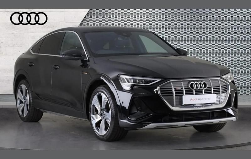 Black Used 2021 Audi e-tron Sportback S-Line SUV | £27,490 (Good price) - Image 1/4