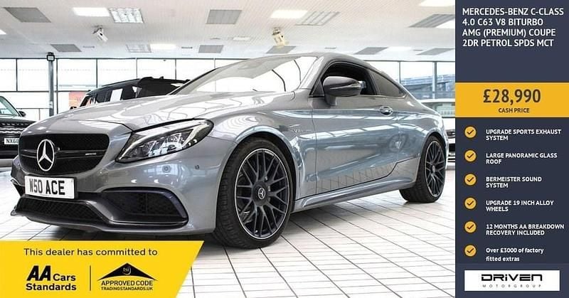 Used Mercedes C63 AMG Premium 2017 Grey Coupe