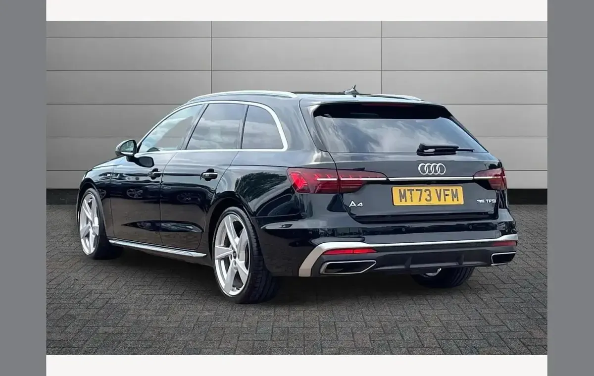 Used Audi A4 S-Line 150 HP (110 kW) 2023 Black Estate