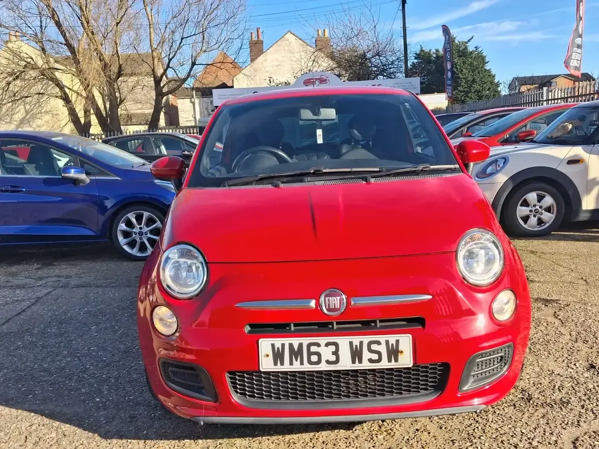 Used Fiat 500 S 69 HP (50 kW) 2014 Red Hatchback