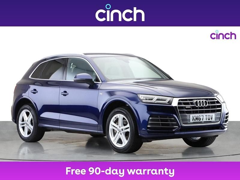 Blue Used 2018 Audi Q5 S-Line SUV | £22,999 (Fair price) - Image 1/3