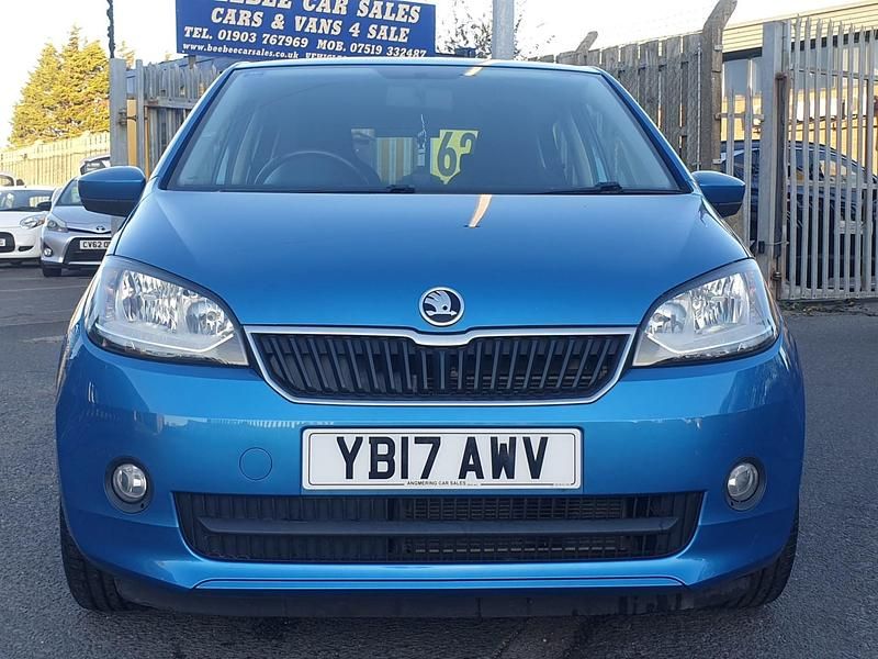 Used Skoda Citigo SE L 60 HP (44 kW) 2017 Blue Hatchback