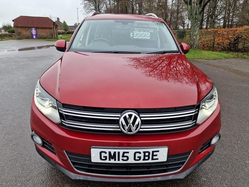 Used VW Tiguan Match 177 HP (130 kW) 2015 Red SUV