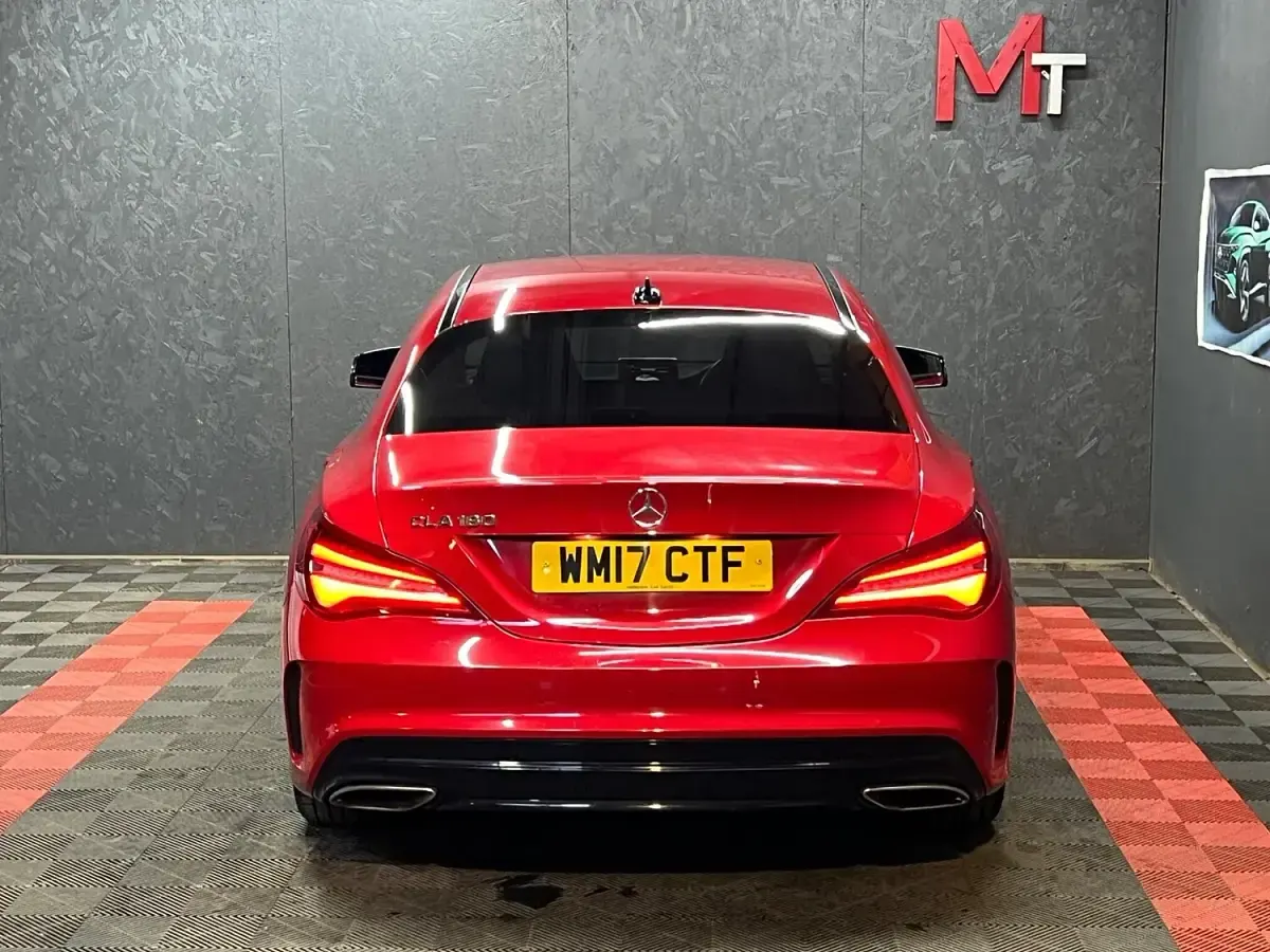 Used Mercedes CLA180 AMG line 2017 Red Coupe