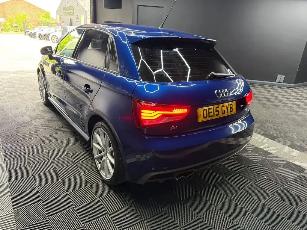 Used Audi A1 Sportback S-Line 150 HP (110 kW) 2015 Blue Hatchback