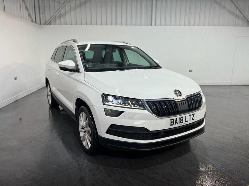 Used Skoda Karoq SE L 150 HP (110 kW) 2018 White SUV
