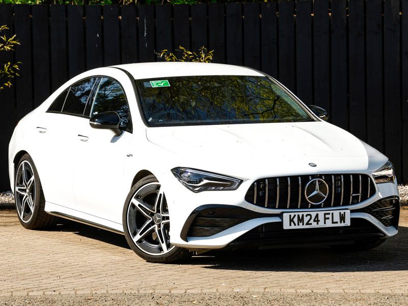 White Used 2024 Mercedes CLA35 AMG Premium Coupe | £38,998 - Image 1/4