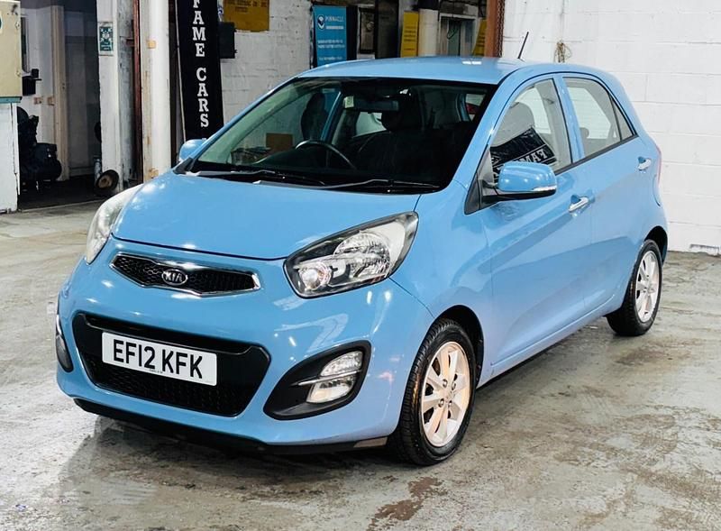 Used Kia Picanto 84 HP (61 kW) 2012 Blue Hatchback
