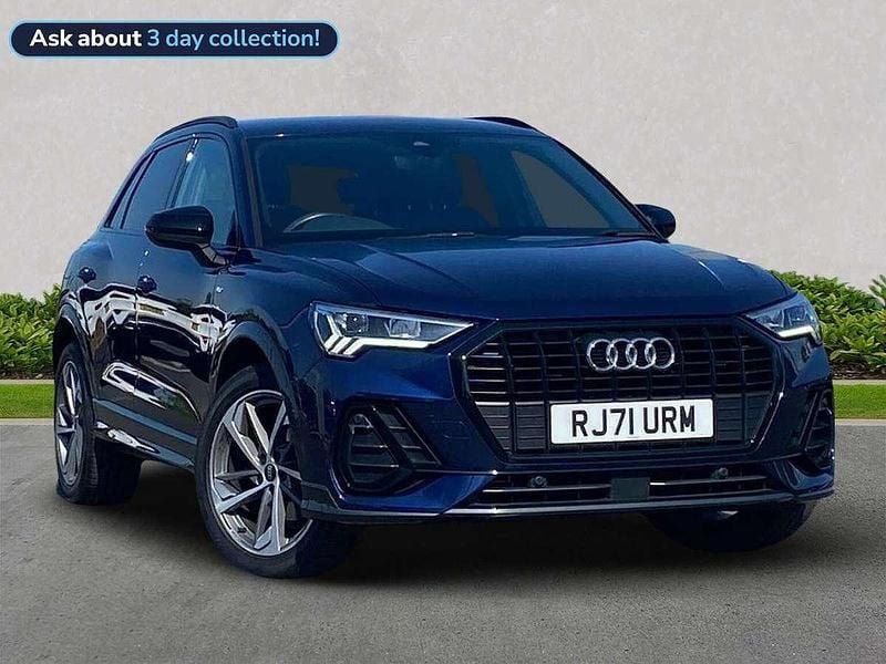 Blue Used 2022 Audi Q3 Black Edition SUV | £30,172 (Fair price) - Image 1/4