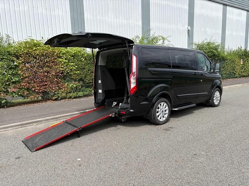 Black Used 2019 Ford Transit Custom Titanium MPV | £18,440 (Fair price) - Image 1/4