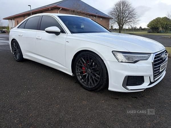 Used Audi A6 S-Line 204 HP (150 kW) 2019 White Sedan