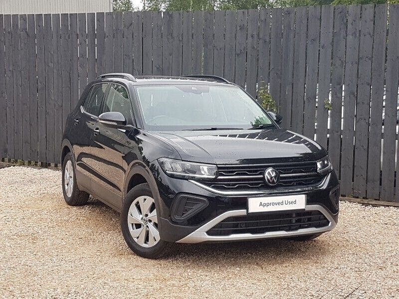 Black Used 2024 VW T-Cross Life SUV | £21,498 - Image 1/4