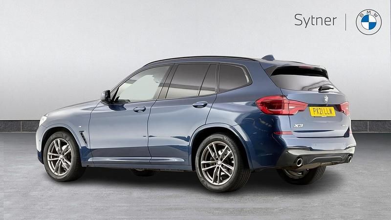 Used BMW X3 M Sport 187 HP (137 kW) 2021 Blue SUV