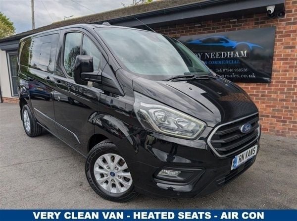 Black Used 2022 Ford Transit Custom Limited Van | £20,388 - Image 1/1