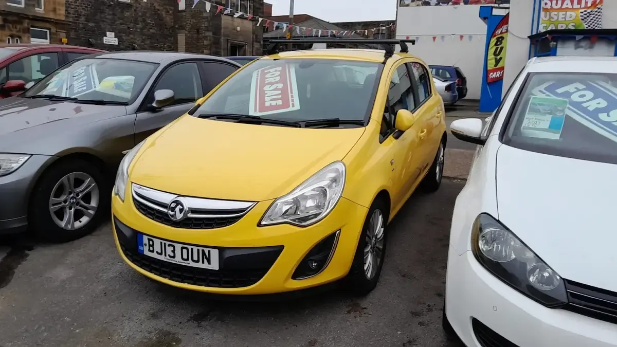 Used Vauxhall Corsa 2013 Yellow Hatchback