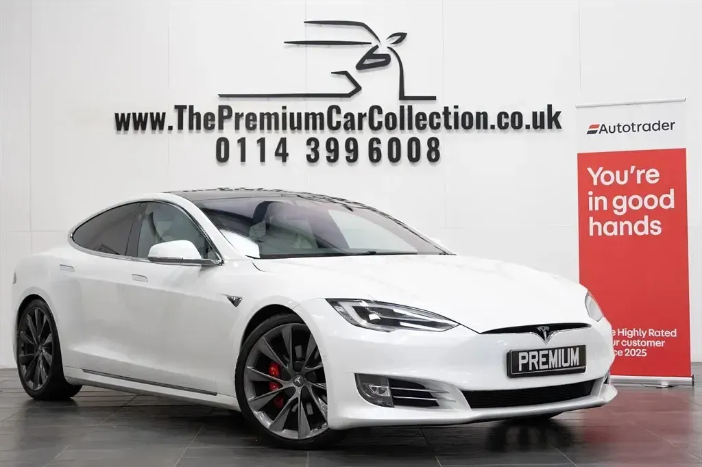 Used Tesla Model S Performance 580 kW (789 HP) 2020 White Hatchback