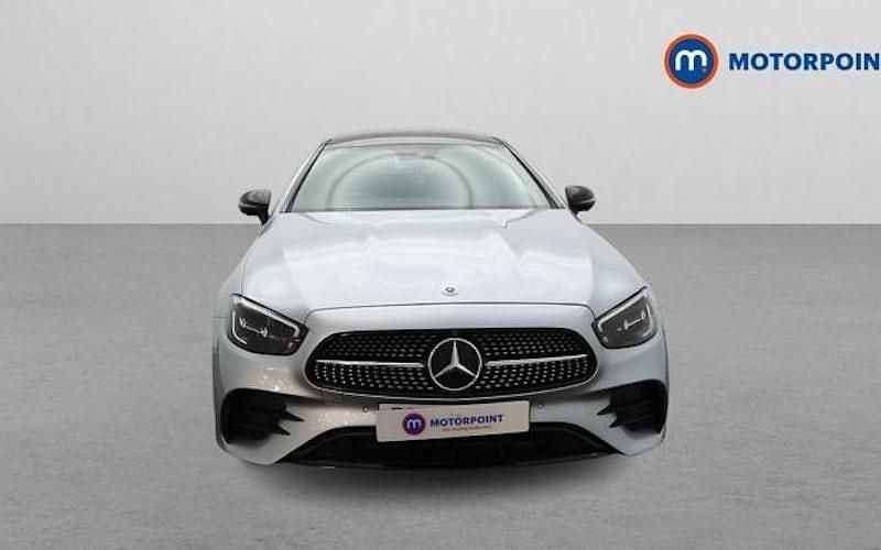 Used Mercedes E220 AMG line 194 HP (142 kW) 2022 Silver Coupe