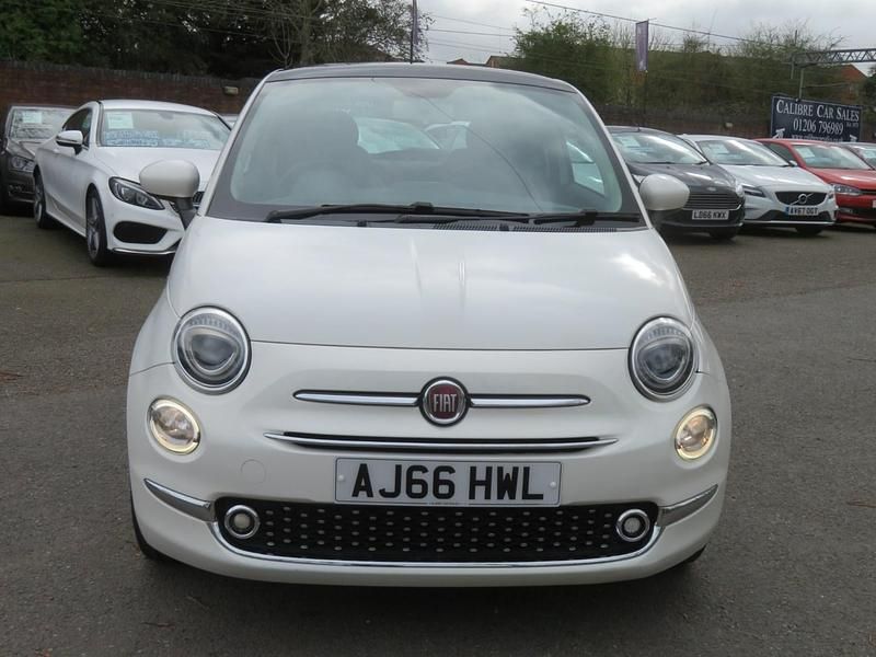 Used Fiat 500 Lounge 69 HP (50 kW) 2016 White Hatchback