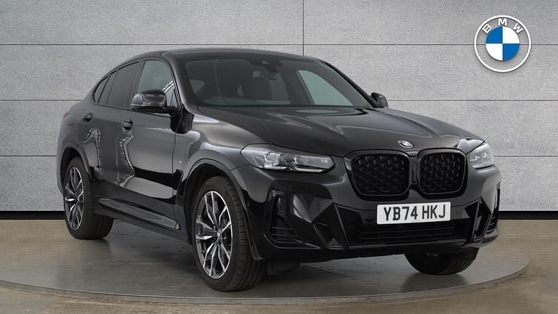 Black Used 2024 BMW X4 M Sport SUV | £42,980 (Good price) - Image 1/4