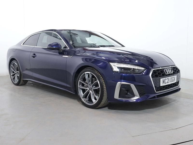 Blue Used 2021 Audi A5 S-Line Coupe | £23,000 (Good price) - Image 1/1