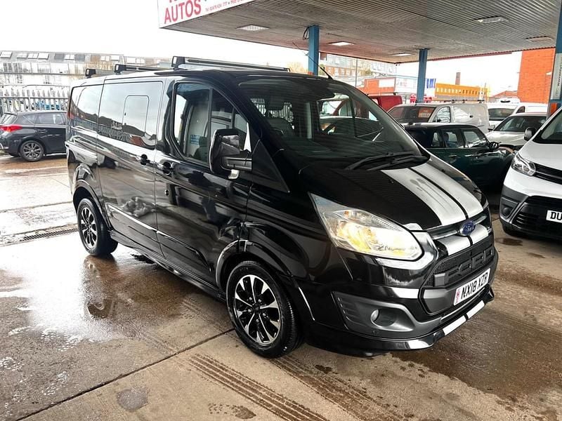 Black Used 2018 Ford Transit Custom Sport Van | £15,845 (Super price) - Image 1/4