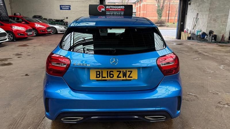 Used Mercedes A200 AMG line 2016 Blue Hatchback