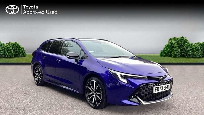Juniper blue Used 2023 Toyota Corolla Sport Estate | £25,536 (Fair price) - Image 1/2
