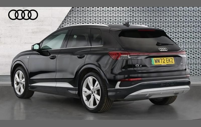 Used Audi Q4 e-tron S-Line 150 kW (204 HP) 2022 Black SUV