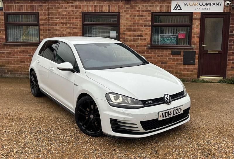 White Used 2014 VW Golf VII GTD Hatchback | £12,300 (Expensive) - Image 1/3