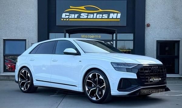 Used Audi Q8 S-Line 286 HP (210 kW) 2022 White SUV
