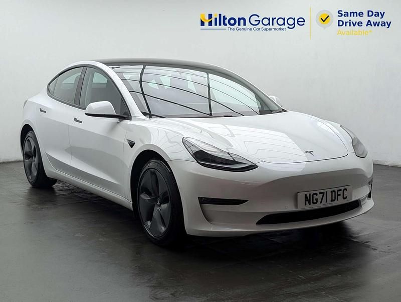 Used Tesla Model 3 Long Range AWD 366 kW (498 HP) 2021 White Sedan