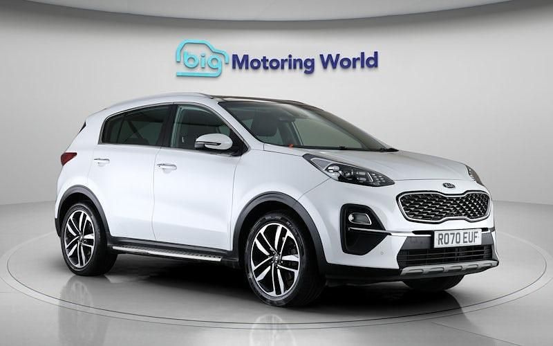 Used Kia Sportage 136 HP (100 kW) 2021 White SUV