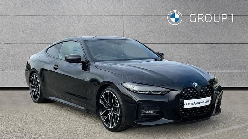 Black Used 2022 BMW 430 M Sport Coupe | £27,495 (Fair price) - Image 1/4