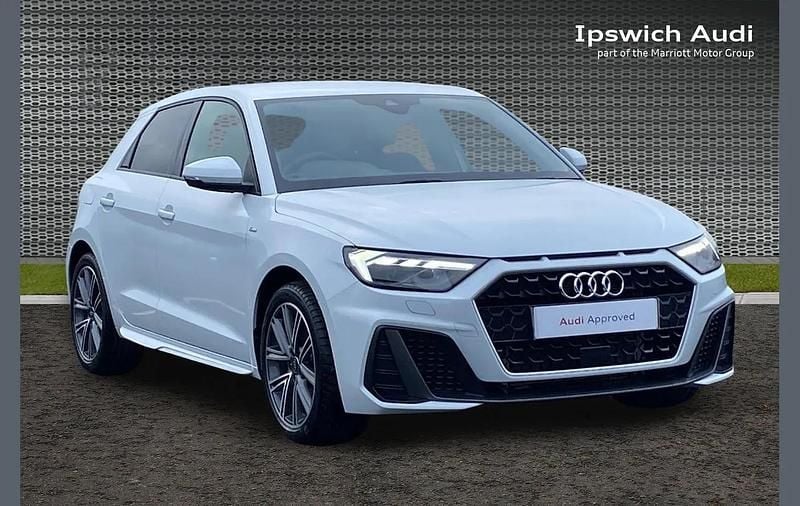 New Audi A1 S-Line 113 HP (83 kW) 2025 White Hatchback