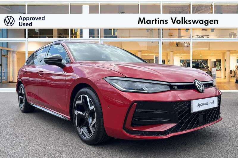 Red Used 2024 VW Passat R-line Estate | £31,280 - Image 1/4