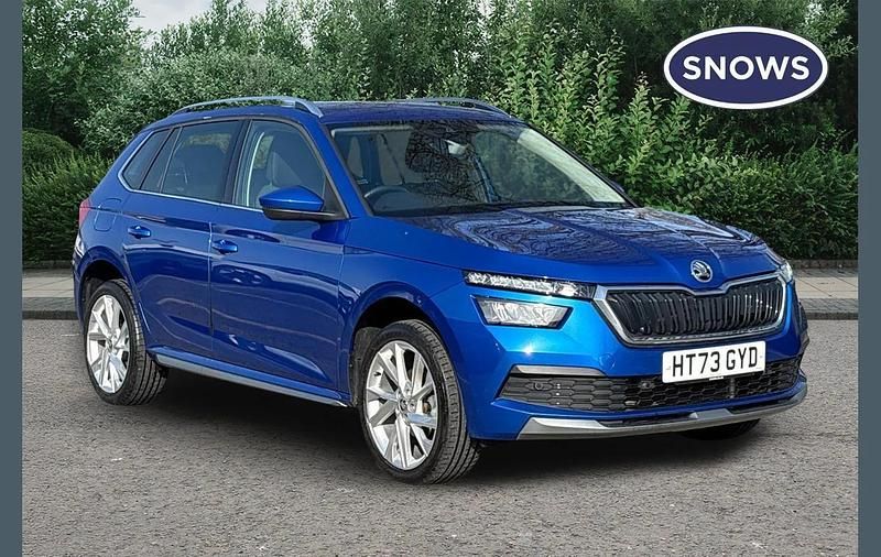 Used Skoda Kamiq SE L Executive 110 HP (80 kW) 2024 Blue SUV