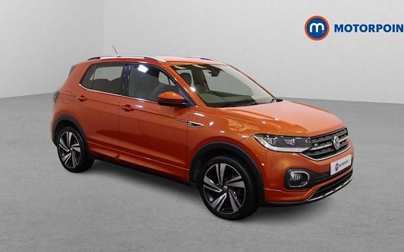 Used VW T-Cross R-line 116 HP (85 kW) 2019 Orange SUV